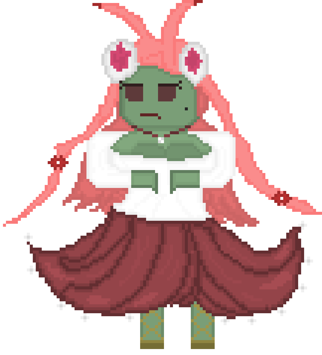 [a00846] Zinnia Hands down Bsprite