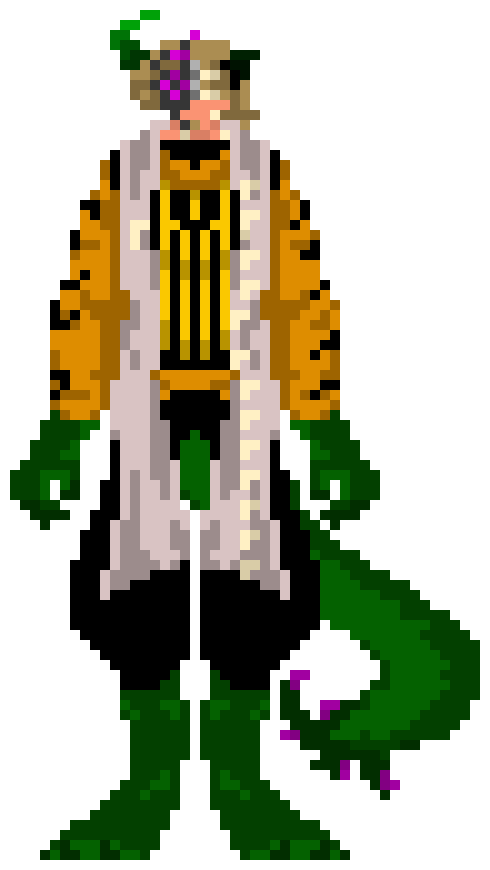 [90dac8] This transformation is a result of amplification! In roleplay lore, Caesar kind of "plundered" a whole dragon OC from Anau, and now he can transform into them