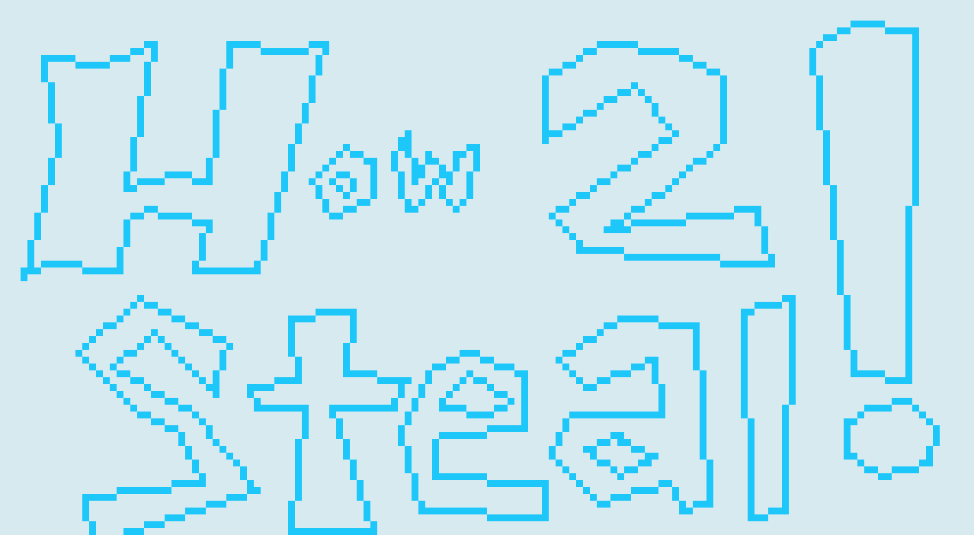 [19feed] How 2 Steal! (steal this guy's canvas and all his art)