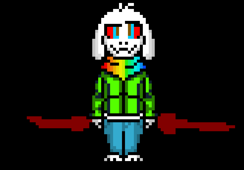 Storyshift Asriel. Dustless