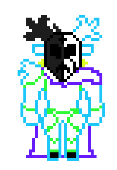 Undyne The Undying (overworld sprite)(armour)