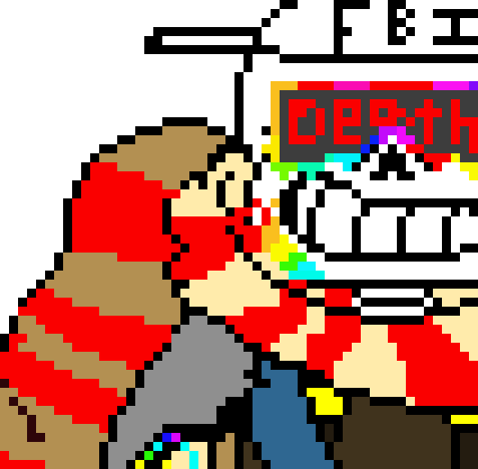 Wait he’s still here *grabs 15 nukes EVERYBODY GET MORE - Fresh!Ink sans