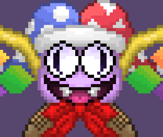 [777455] *Teleports into the room then steals Magolor's hat* YOINK! MWEH-HEHEHEHE!!!