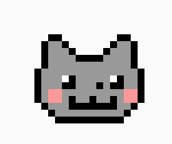 [cdc6a2] Nyan Cat Head