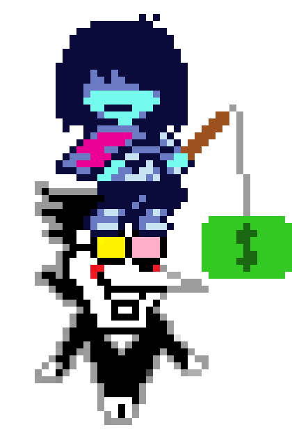 [908a6f] spamton and kris