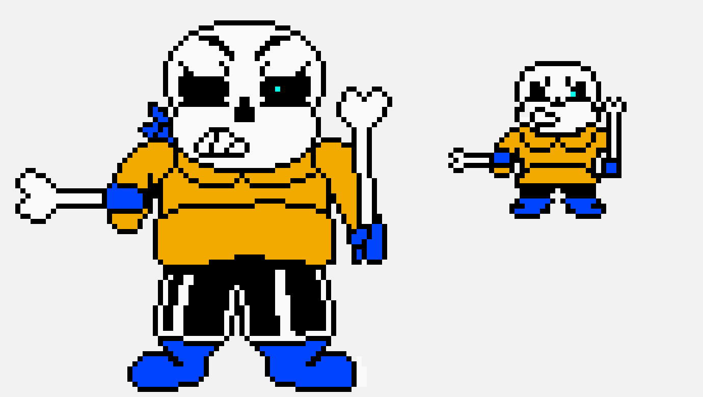 my fanmade underswap sans sprite distrust(isaac)