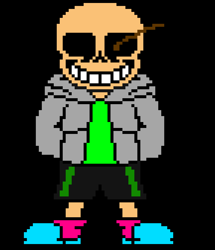 [d082ec] my nephew made a sans version of himself E