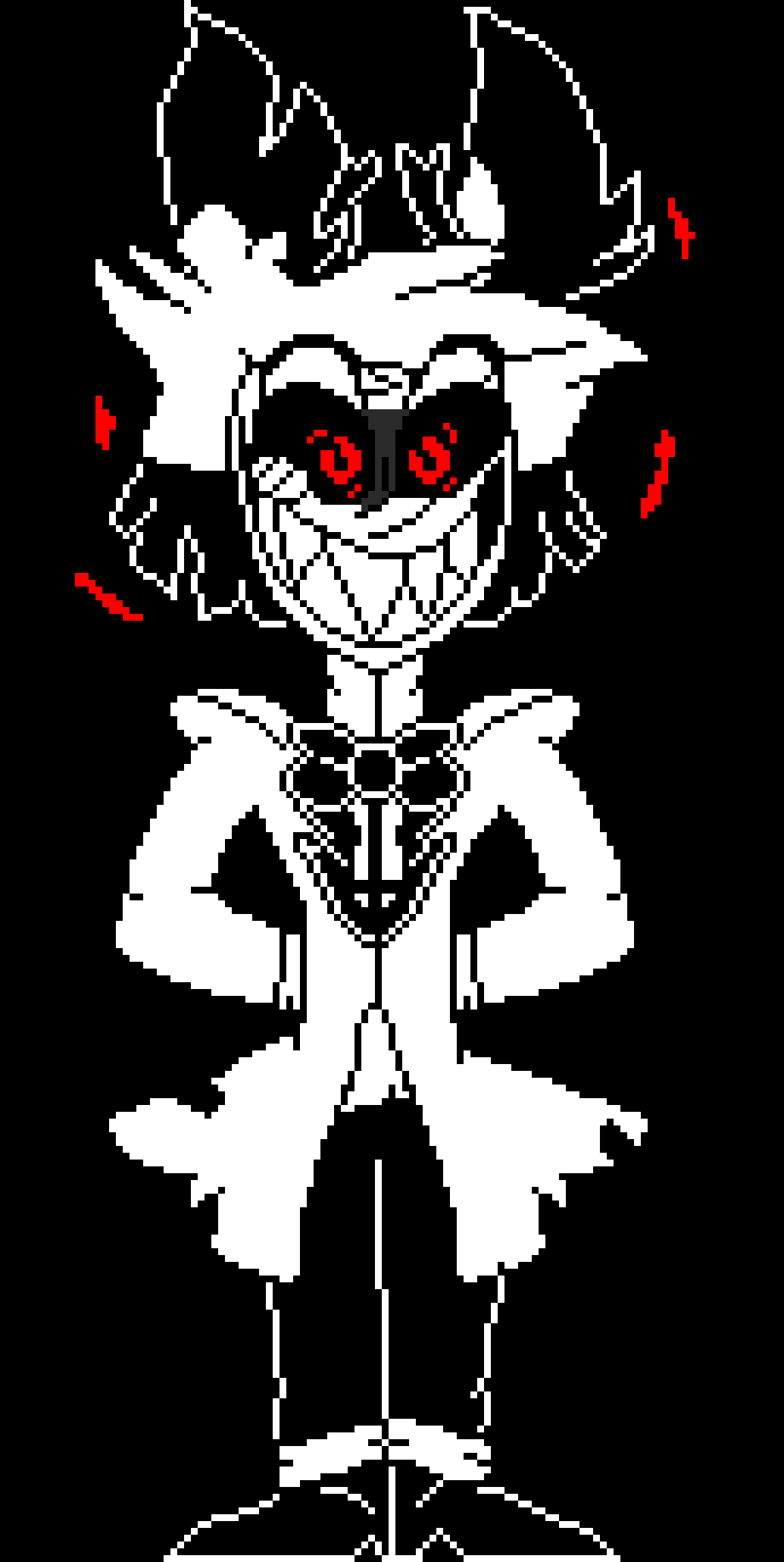 [7b7bce] -looks at the goat person *the goat did the impossible and startled alastor*-