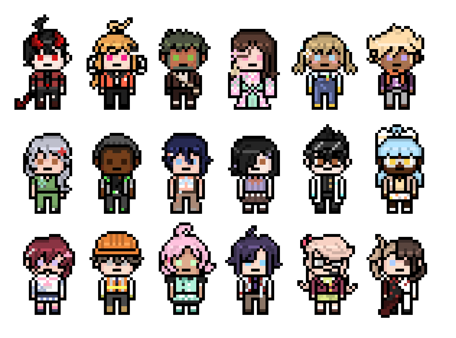 [5bd973] Danganronpa 1 OCs