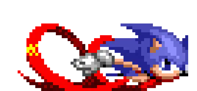 [56891f] S1 Sonic Sprite Remake! {Peelout look back}