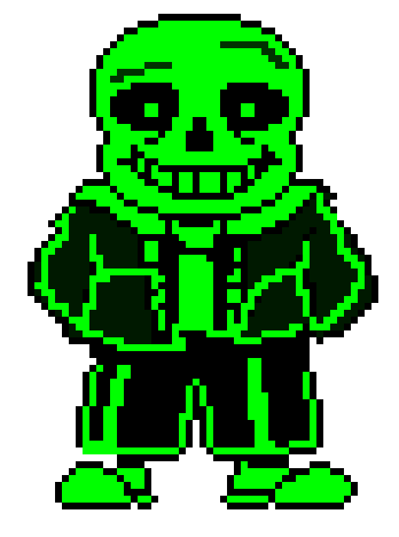 [4f9048] Green sans but undertale sprite
