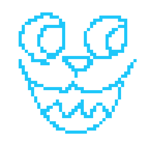 [02a8ac] im a face drawn in a canvas