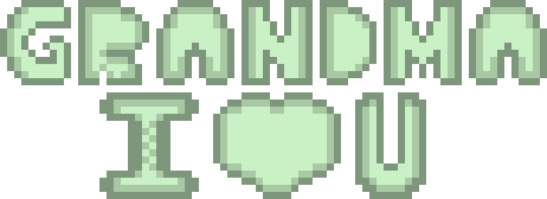 [881635] GRANDMA I LOVE YOU Text ™️