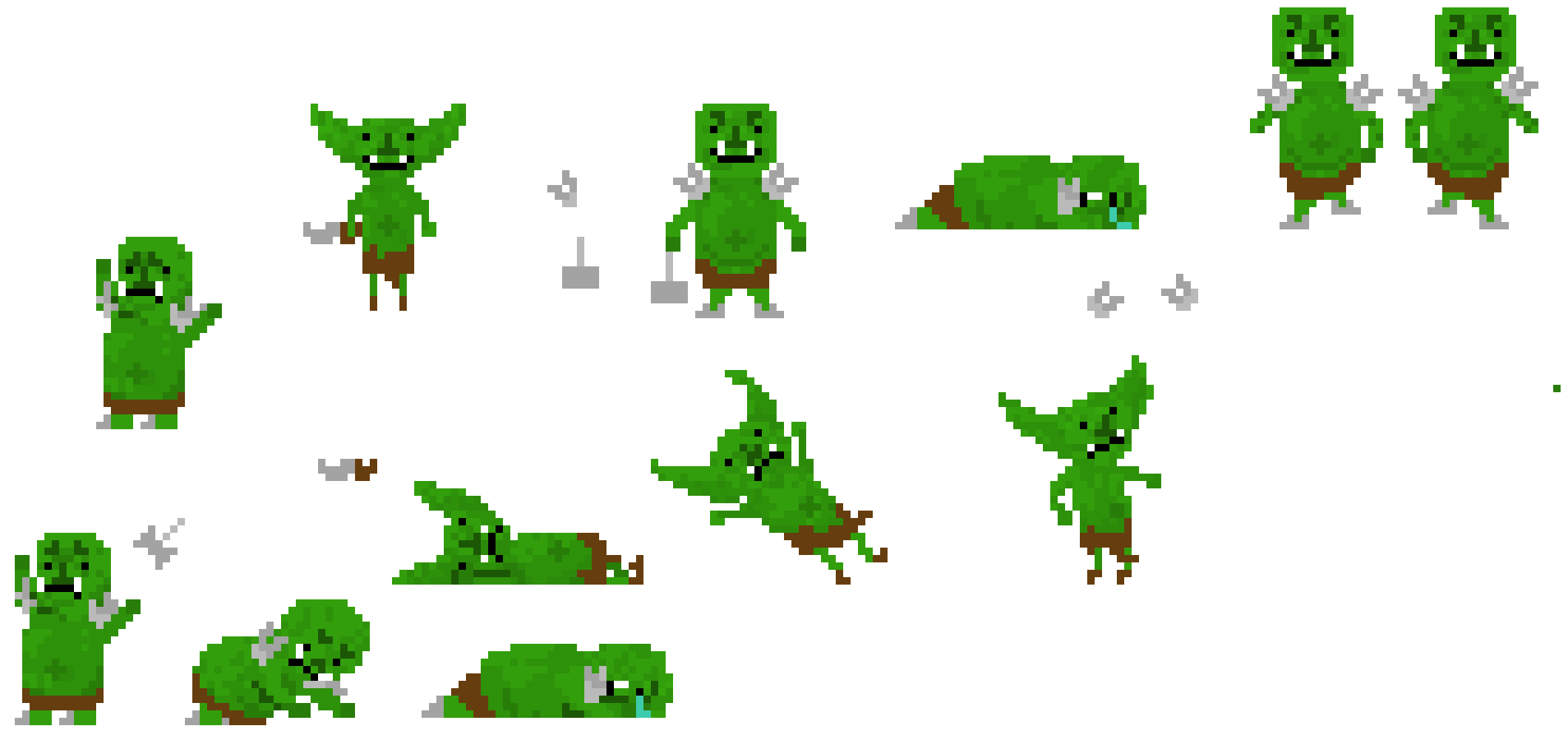 Orc and Goblin(with Die)