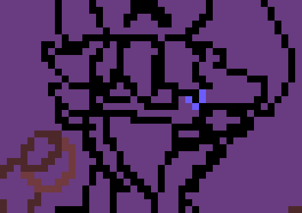 AH! NOT FAIR!! *she still tried to strike at the fake version*