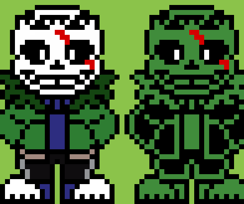 Scar!Sans, ScaredDust! Sans & Alpha!Asriel