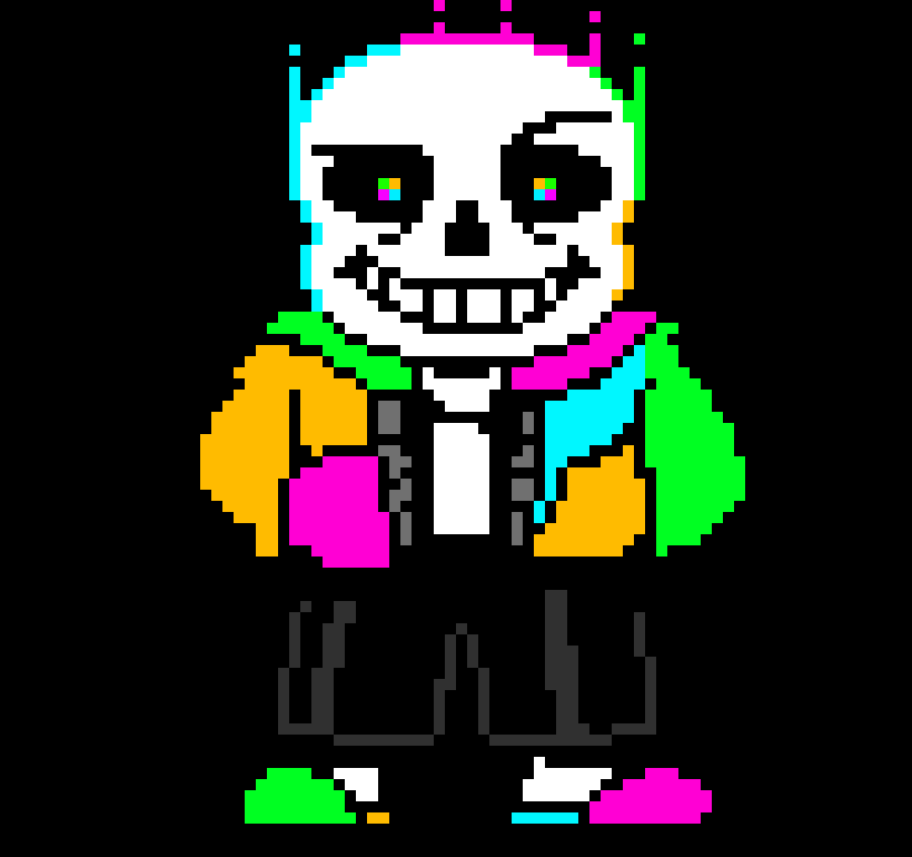[e68f00] neon Sans Sprite