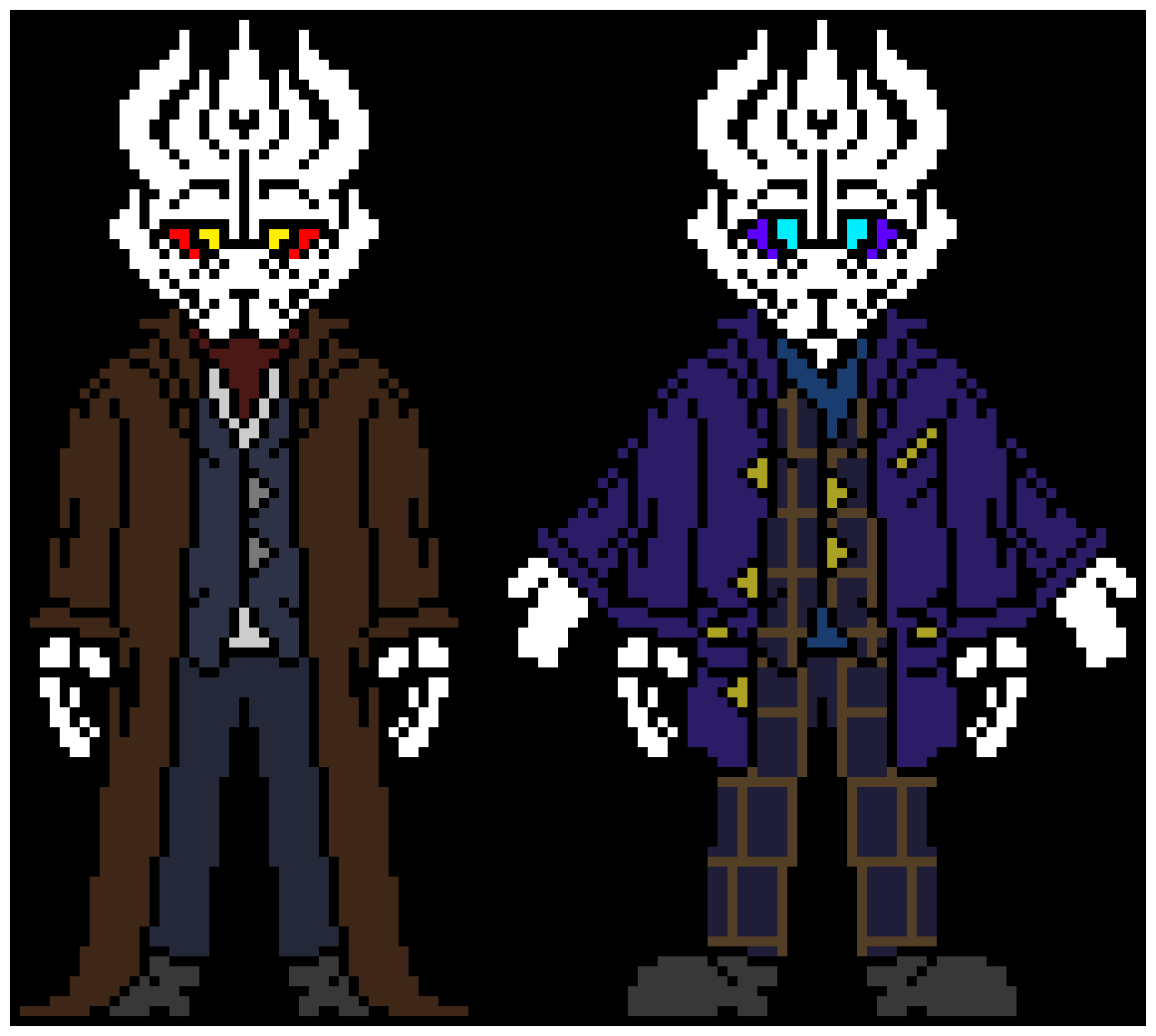 The Doctor and The Master.