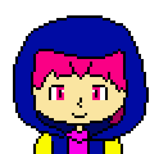 i added a little bit of her hair 