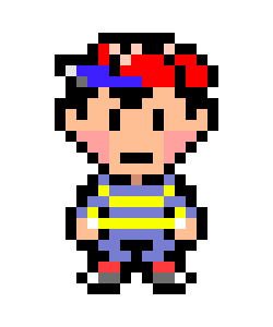 [fae56c] Ness standing sprite