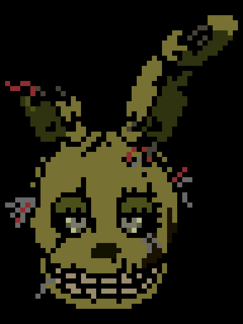 in his hands is a picture of him and a yellow bear)