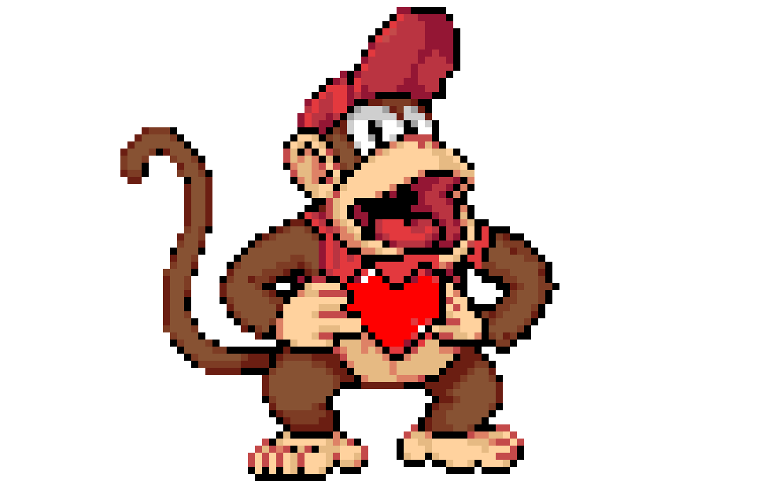 [f34130] Diddy kong pixelads