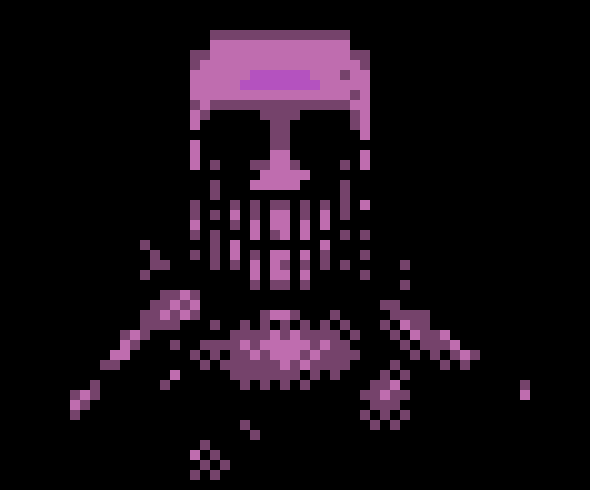 Flesh gone to steel, steel gone to flesh. That's the Joy of Creation friends.