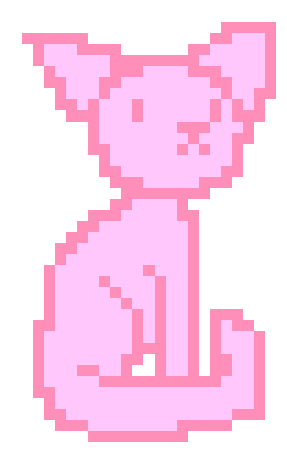 [9664c4] pink cat