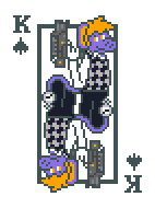 [518299] Brass Comm King of Spades Contrast Template