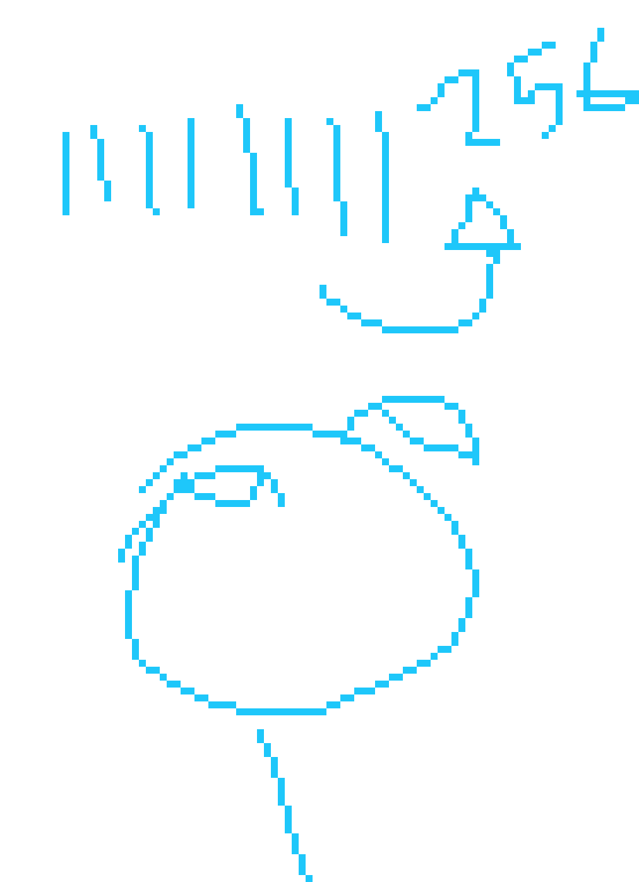 The limit number you can make with 8 bits is 256, which can contain every lowercase and uppercase letter, as well as punctuation, which is why 8 bit is used for unicode, the universal encoding system for turning text into binary.