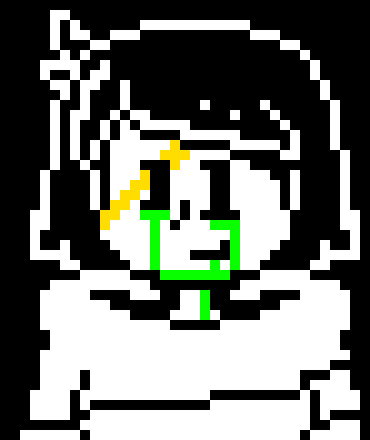 [2fbf6b] *everything flashes black, and then white, as chara is shown floating in the air* - Helix