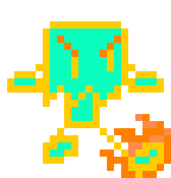 [f105c9] Ultra Ron dive kick impact