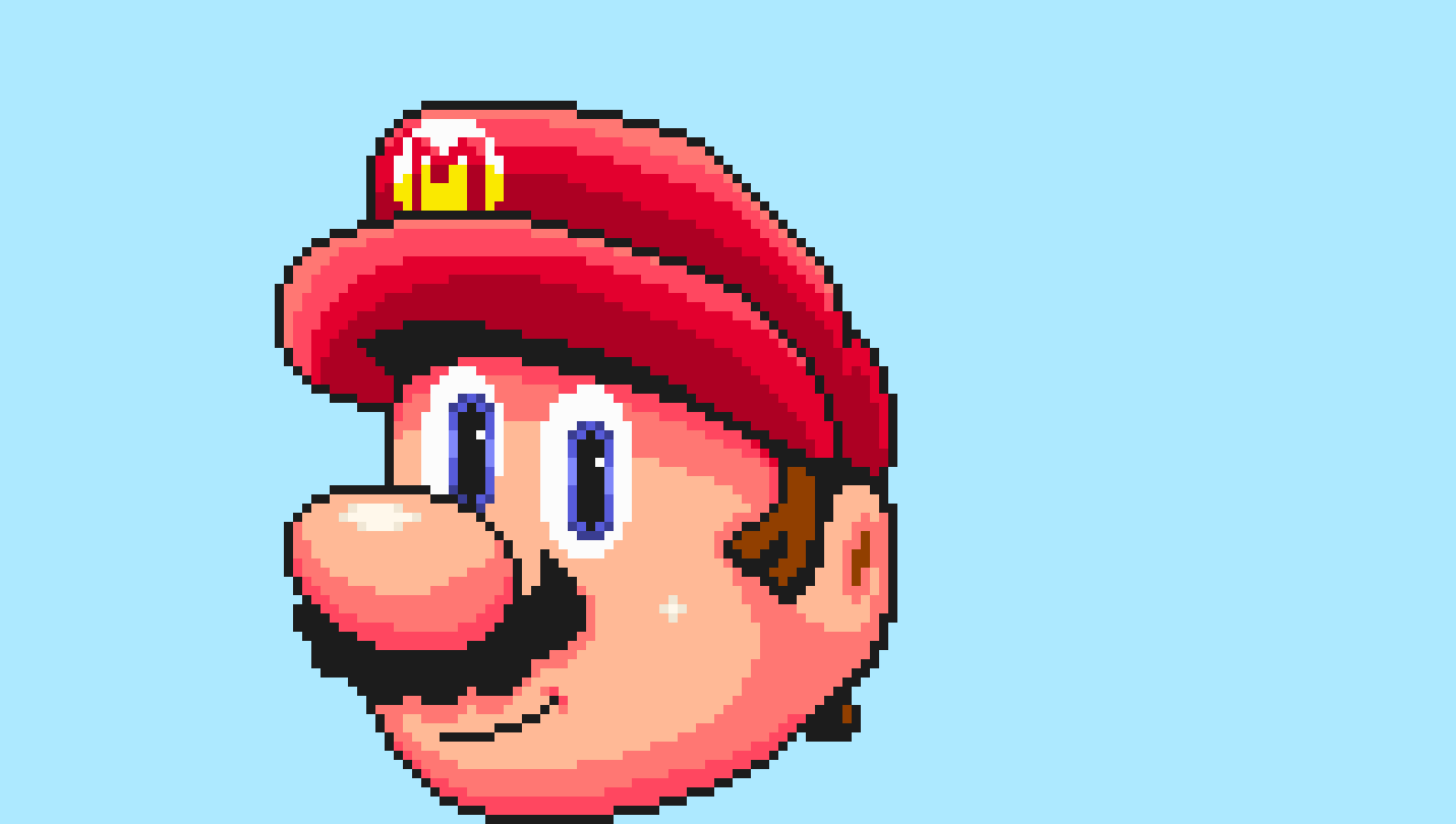 Smb1 Smas A giant mario sprite they could have done!!!!!!!!!!!!!!!!!!!!MARIO