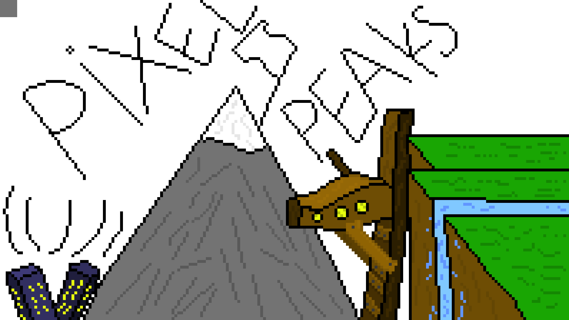 Pixel Peaks Poster