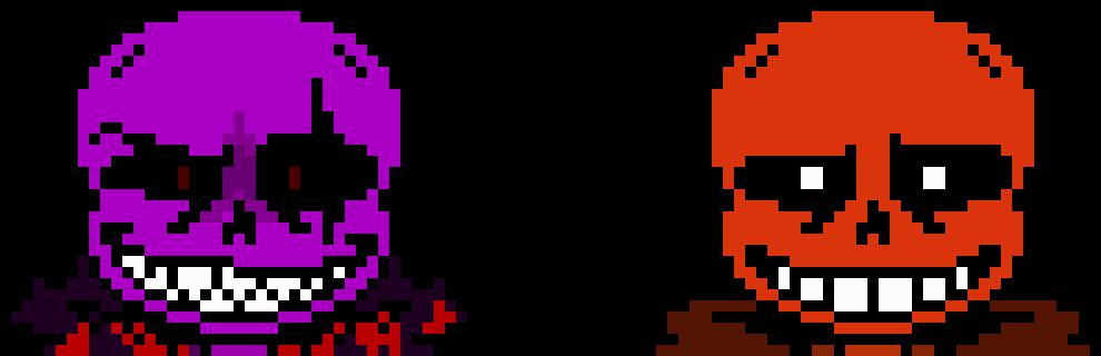 [4adfff] Grimmtale: Golden Dust - Krimzkar the Megalomaniacal Skeleton vs Gold the Skeleton (Phase 0.5) - Battle Sprites