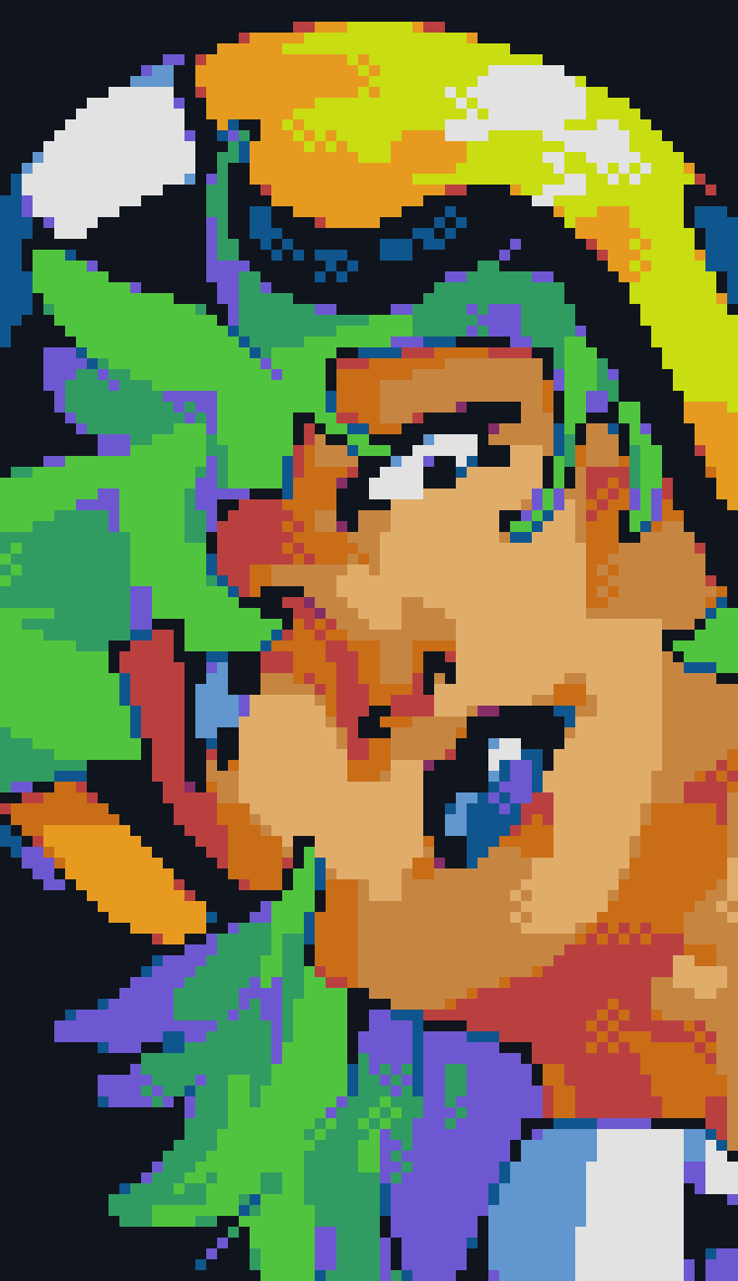 [68c135] i wanna introduce myself to aseprite and then drawing pixels w my tablet but ive got my ways to go ig