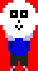 sense (my meme version of sans) says bye too