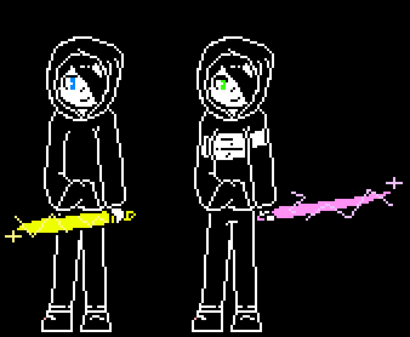 Akira and Akari. (just Testing out some basic things i learned from Pongy's guide