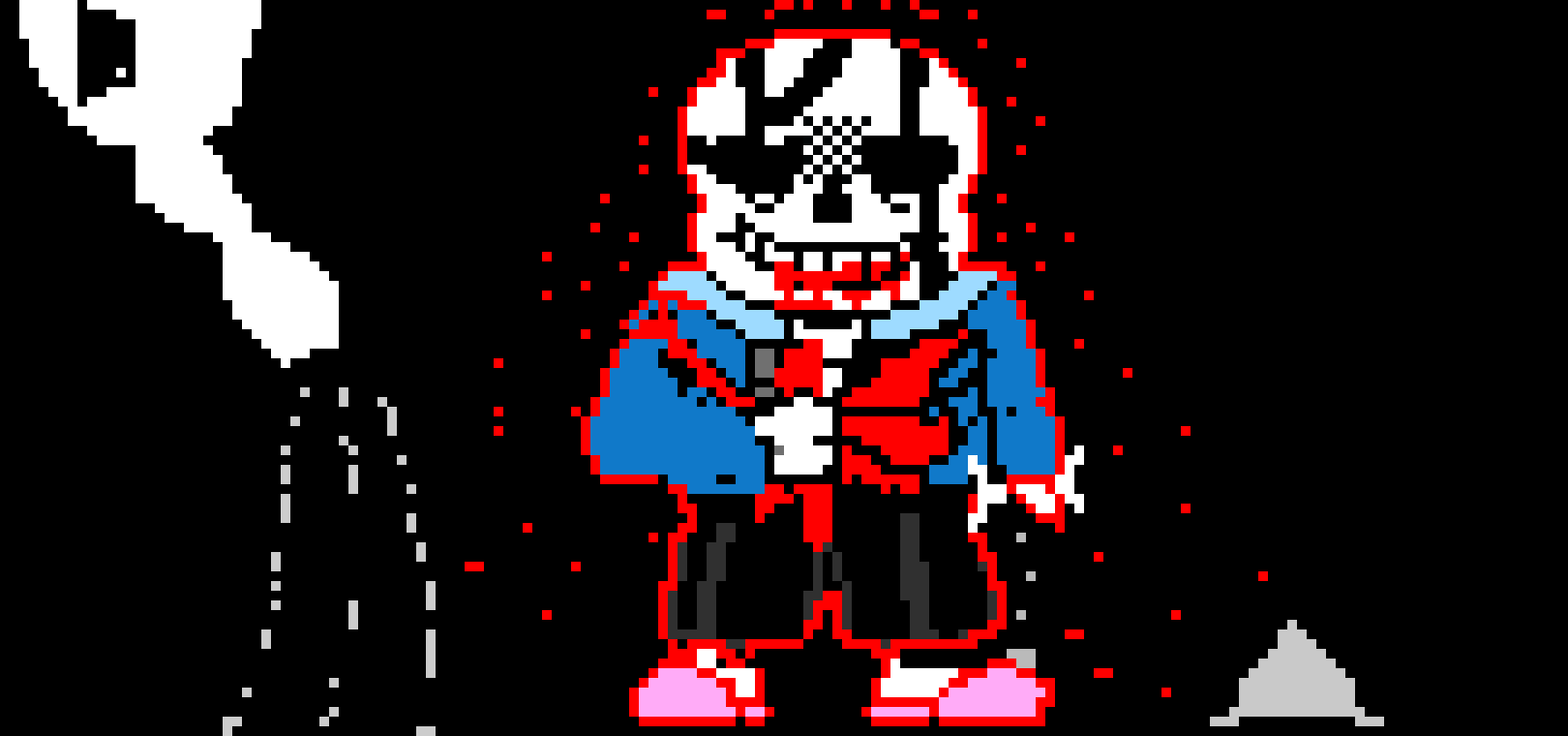 [5389ee] undertale - last breath Sans fan sprite (phase 4 i guess?) 