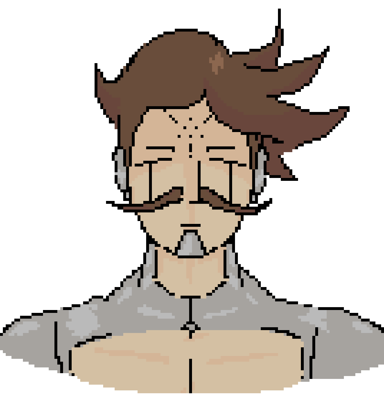 [050127] this isnt his boobies out that's just the metal parts and synthetic parts meeting