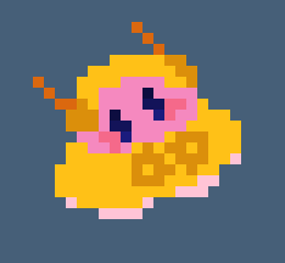 [1d710f] *He quickly switched to the ufo ability and sucked up any of the fruit he made taranza drop and quickly flew off*