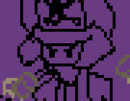 [b48161] So that's how she'll play... *She began to slash at the drawing, trying to get rid of it*