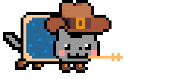 [35034d] cow boy nyan cat
