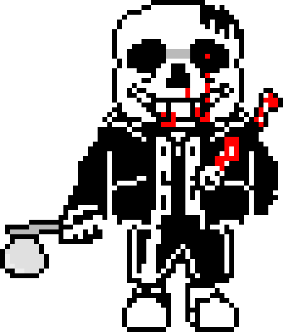 [f0f15f] Ded Horror Sans Bone Death