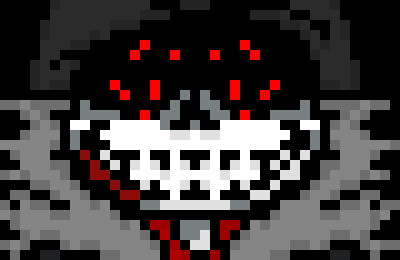 also if you are trying to have sharp teeth.. here.. if not.. just ...
