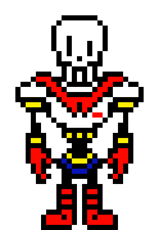 [750104] Papyrus looks up. ``Oh a falling sta-``