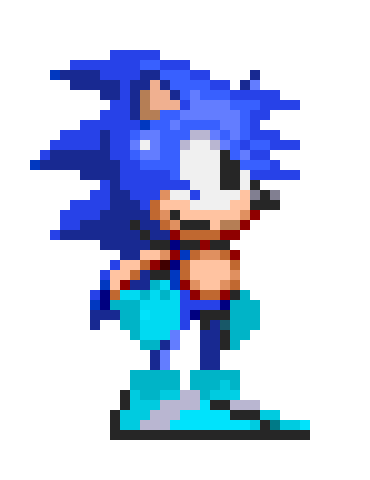 Zack the Hedgehog Pixel Art