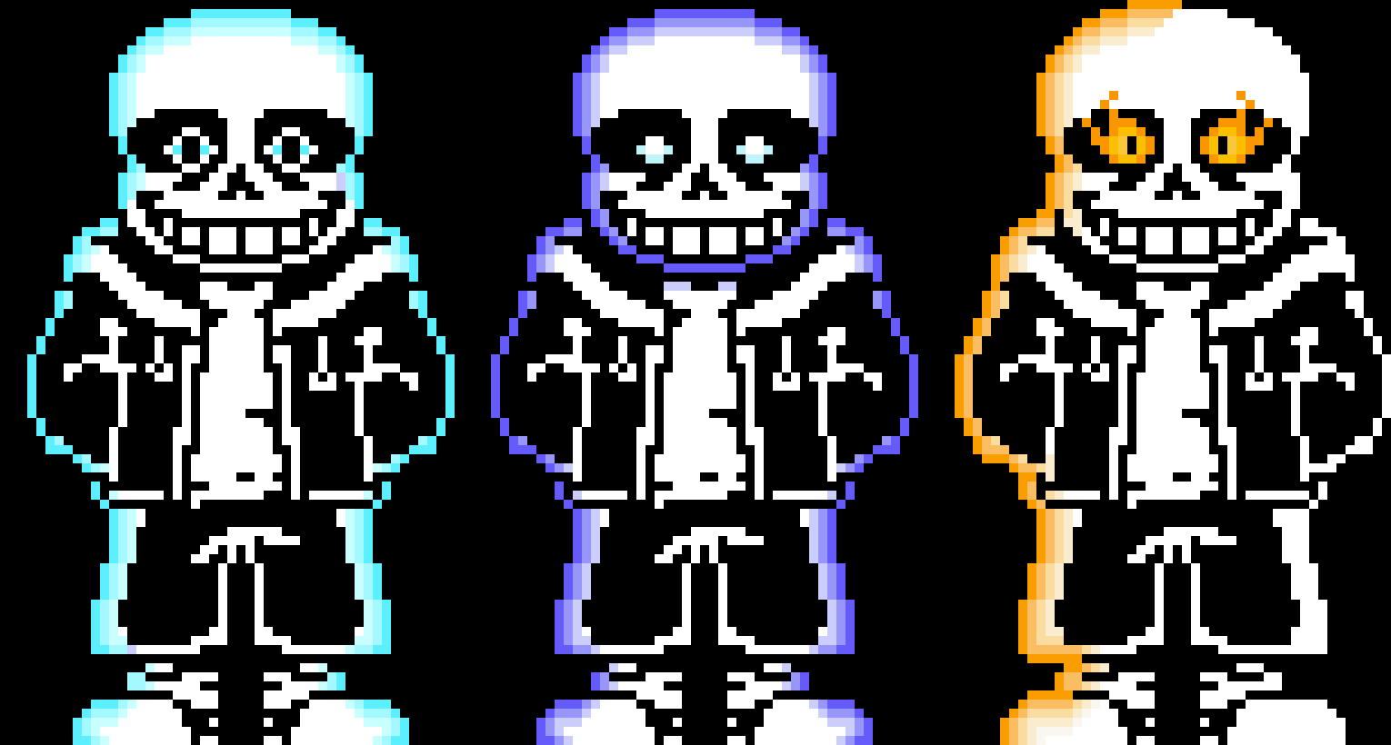 [2fbf6b] Snowdin, waterfall, and hotland encounter  - Helix