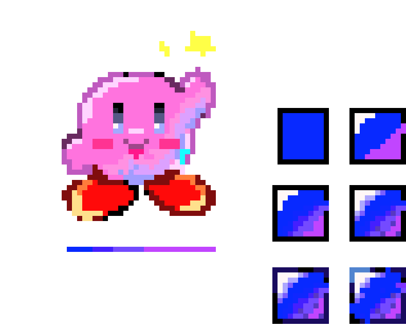 [7029a1] Kirby-Cute Pixel [8F]Style Tutorial