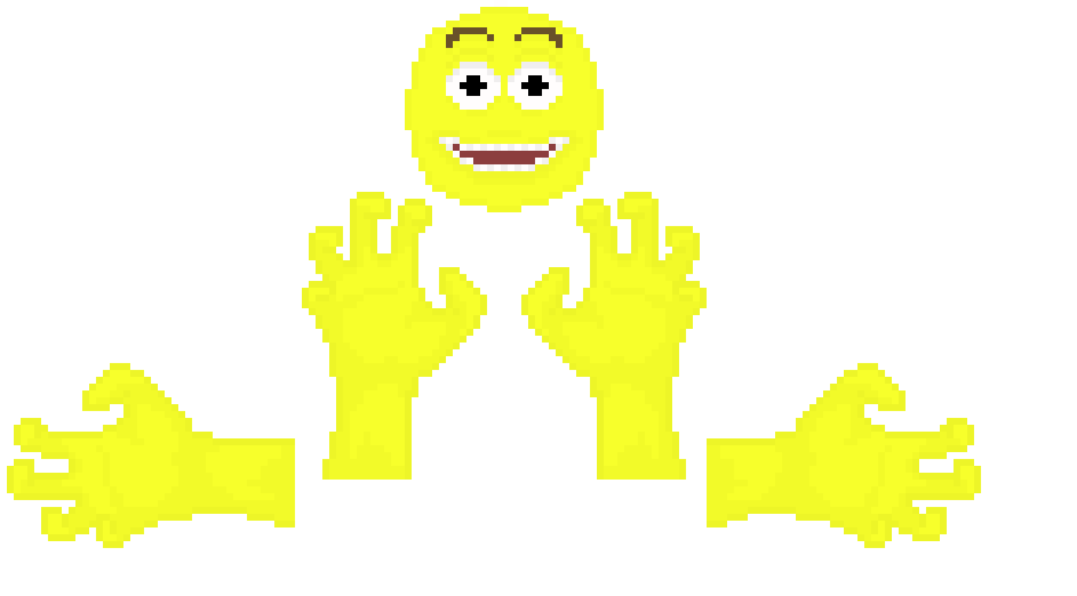 Smiley: Face and hands